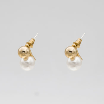 Boucles d'oreilles tige perle Pia 