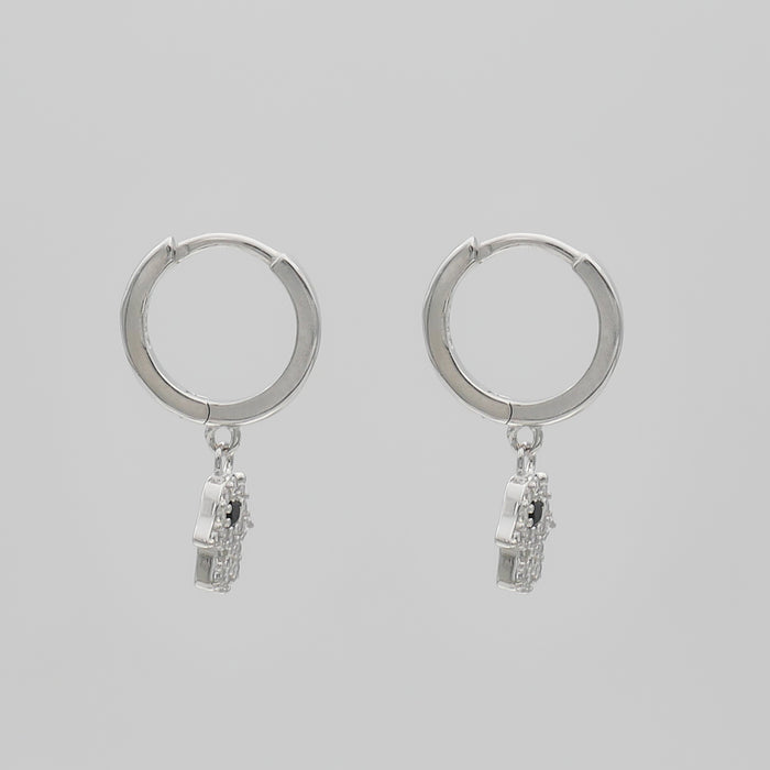 Hand of Hamsa Huggie Earrings