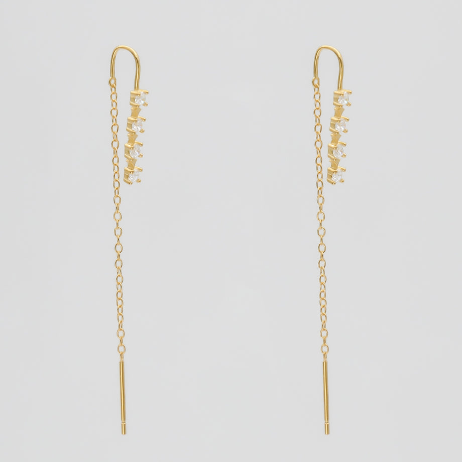 CZ Drop earrings