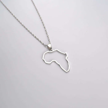 Africa Outline Necklace | PRYA