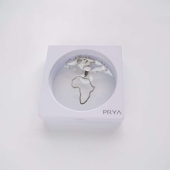 Africa Outline Necklace | PRYA