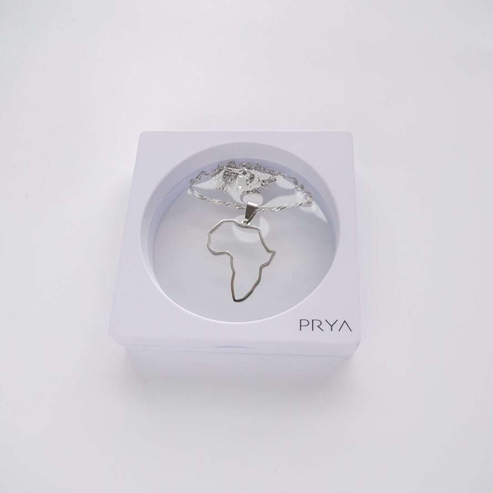 Africa Outline Necklace | PRYA