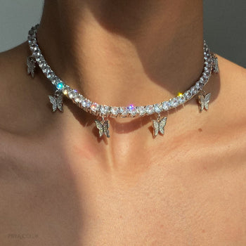 Icy Butterfly CZ Choker | PRYA™ | PRYA