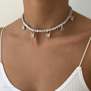 Icy Butterfly CZ Choker | PRYA™ | PRYA