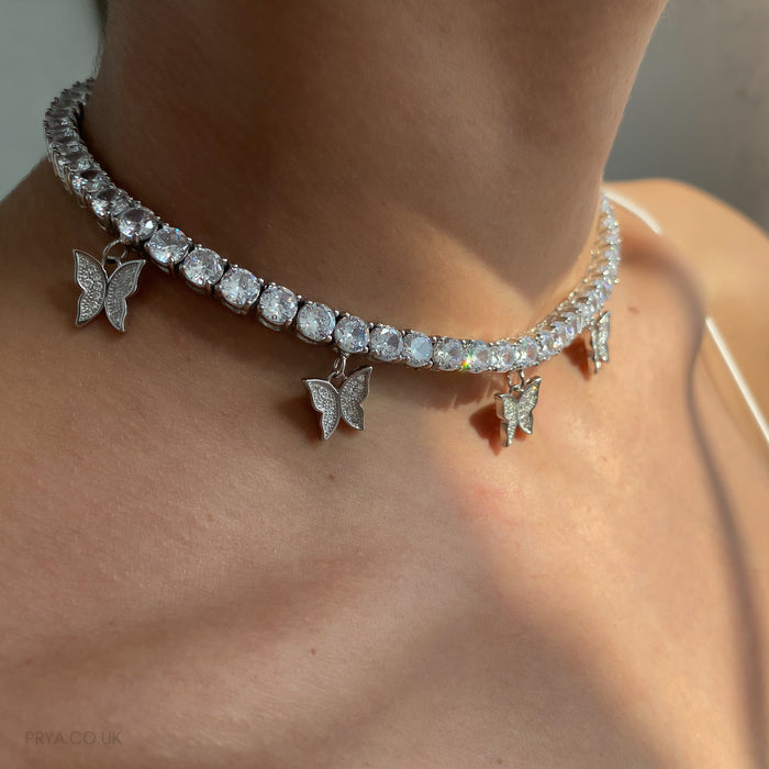 Icy Butterfly CZ Choker | PRYA™ | PRYA