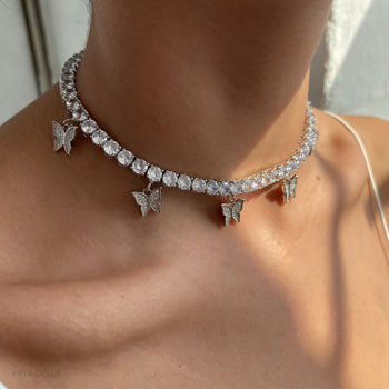 Icy Butterfly CZ Choker | PRYA™ | PRYA