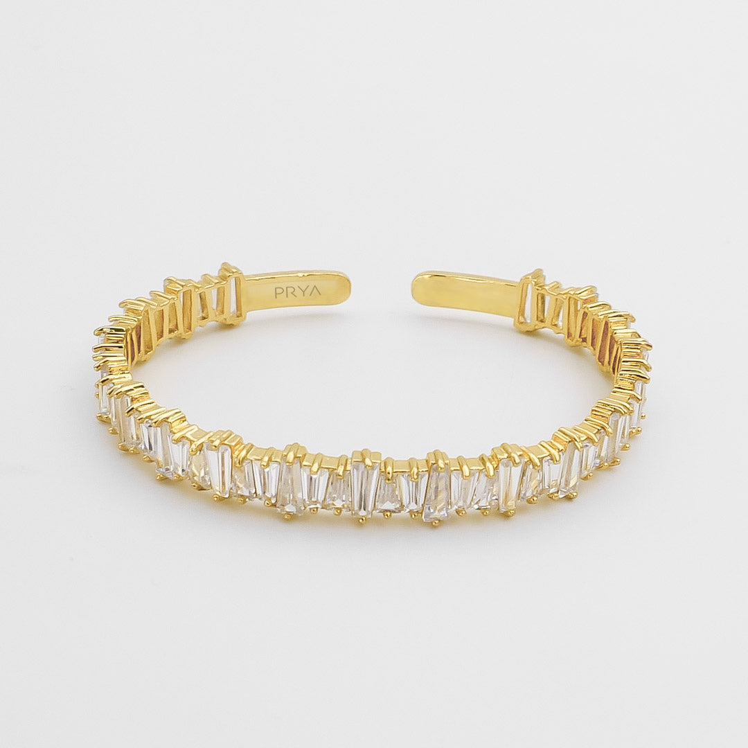 Jada Baguette CZ Bracelet Thick