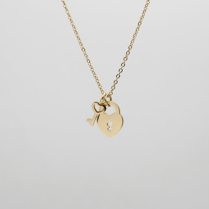 Akira Lock & Key Necklace