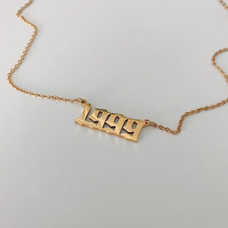 Birth-Year Necklace (Custom) | PRYA