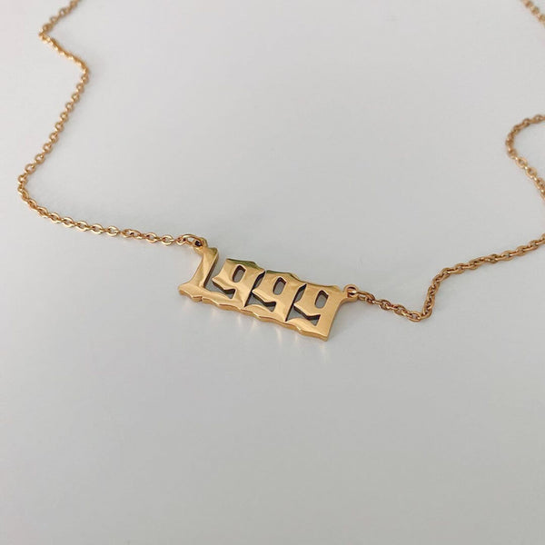Birth-Year Necklace (Custom) | PRYA