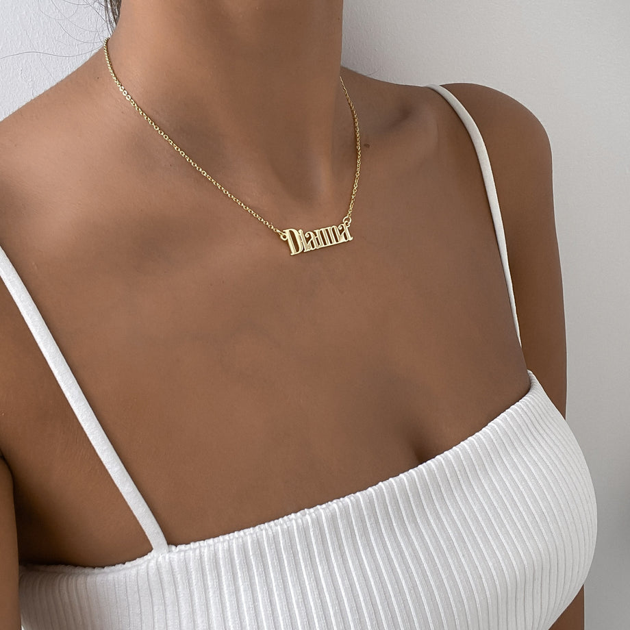 Manhattan Custom Name Necklace