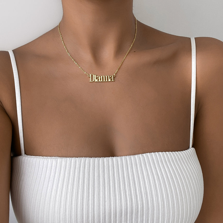 Manhattan Custom Name Necklace