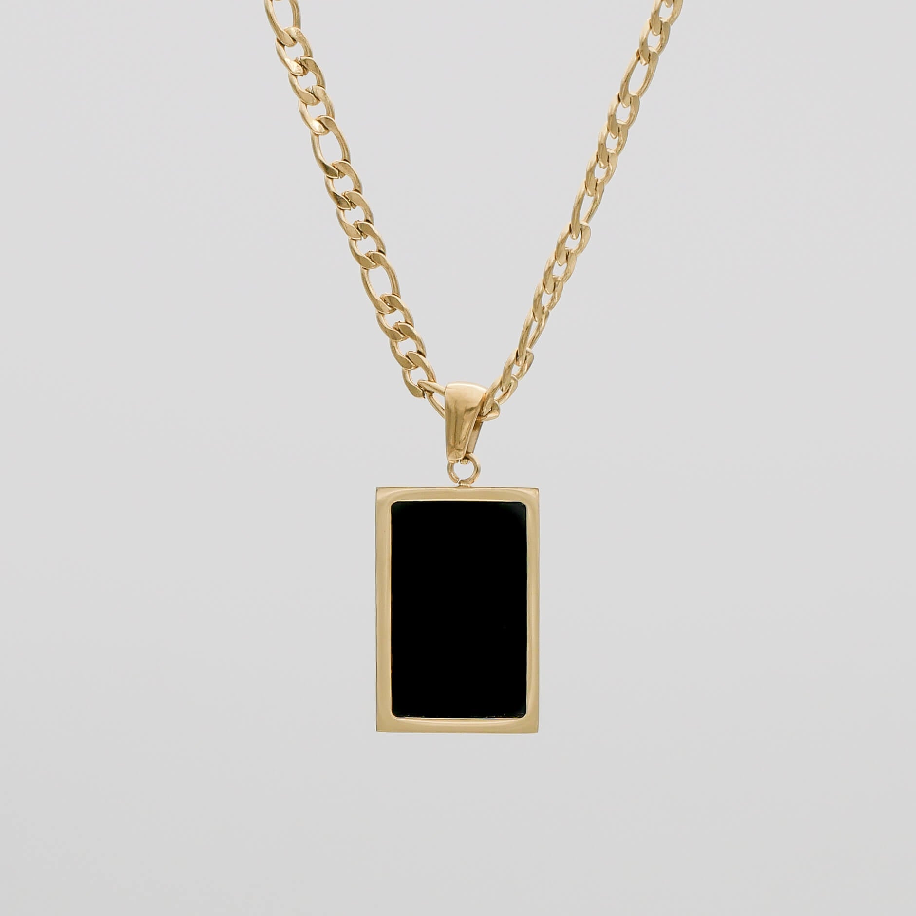 Saraya Onyx Tablet Necklace