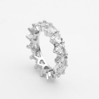 Love Heart CZ Ring | PRYA