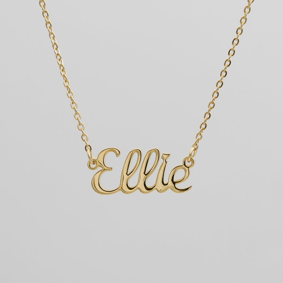 Gold Miami Custom Name Necklace from PRYA Jewellery UK