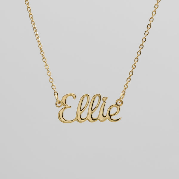 Gold Miami Custom Name Necklace from PRYA Jewellery UK