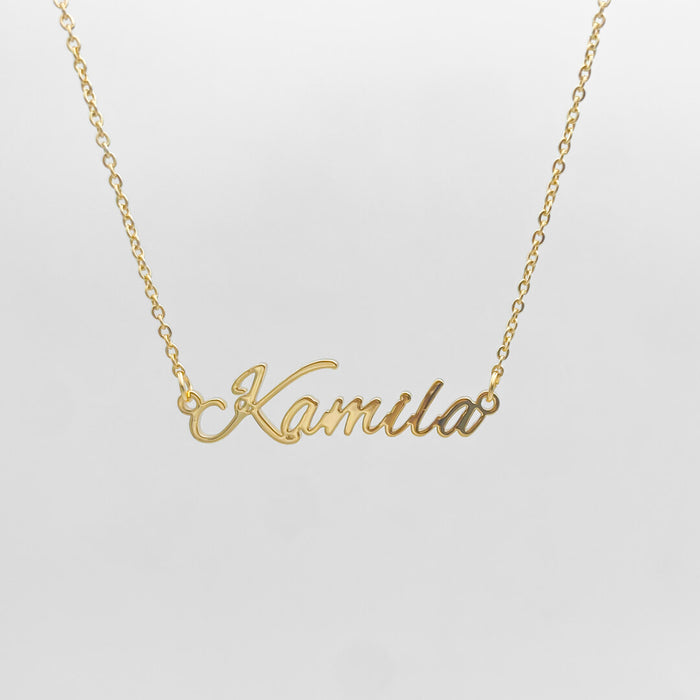 Venice Custom Name Necklace, Gold (18K Plated) / 40cm | PRYA