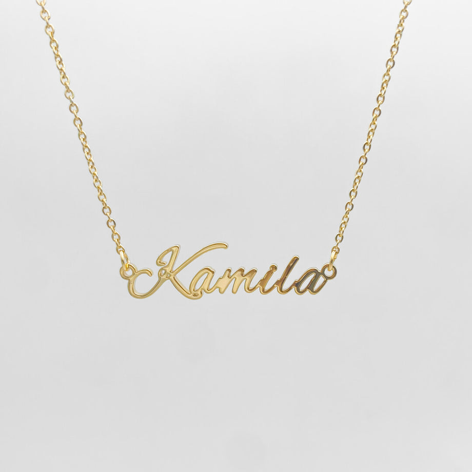 Venice Custom Name Necklace, Gold (18K Plated) / 40cm | PRYA