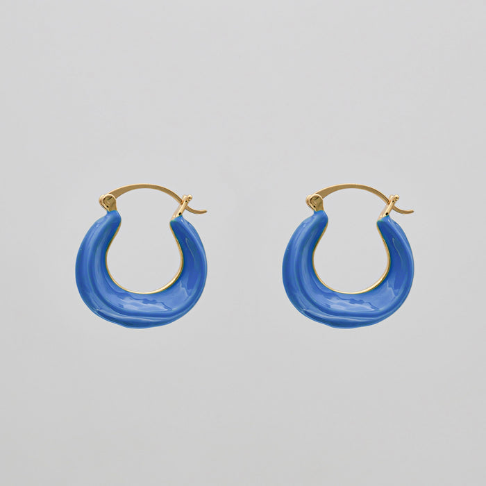 Boucles d'oreilles Katia Bleu 