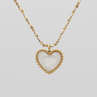 Reign Opal Heart Necklace