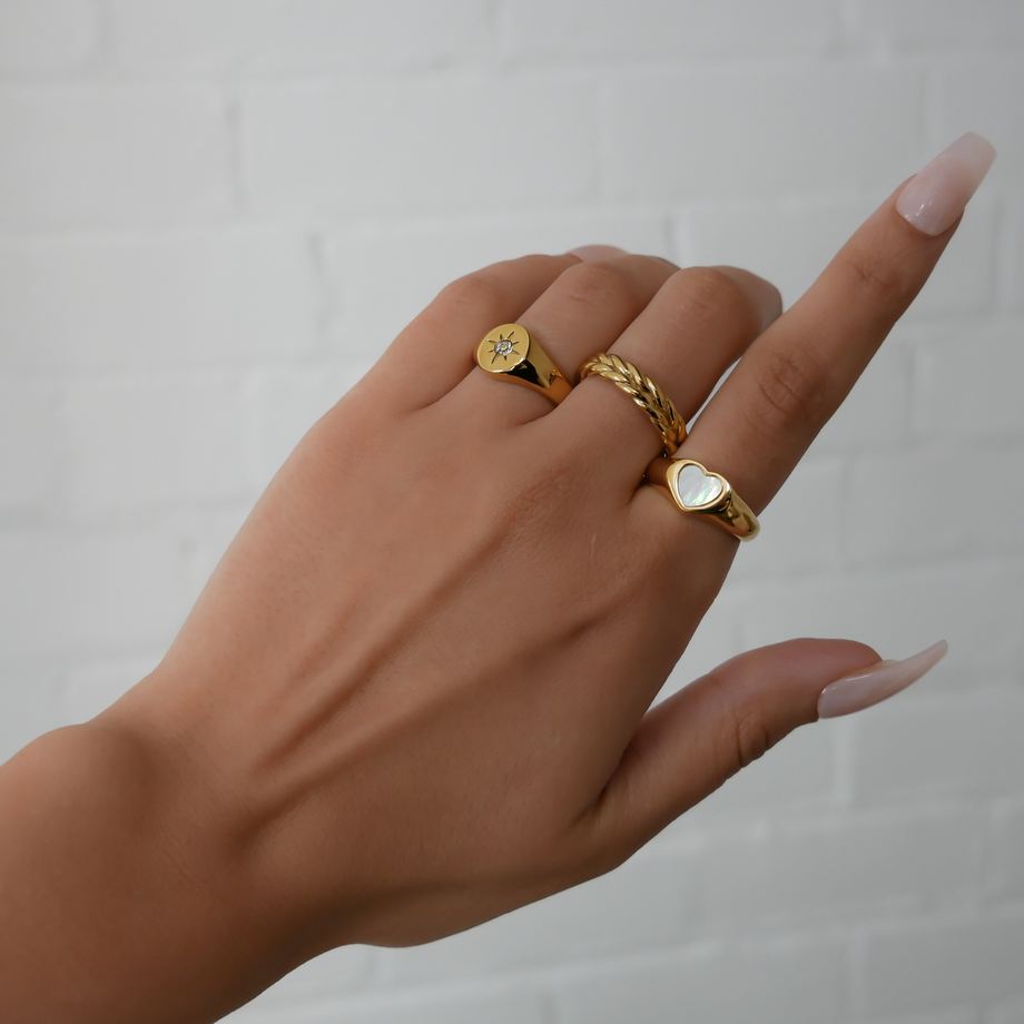 Starlight Signet Ring