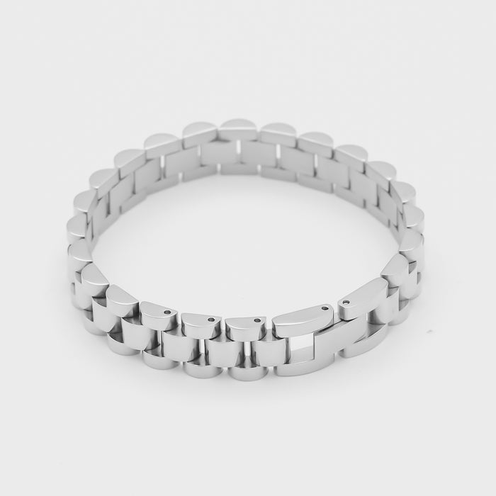 Silver Jubilee Watch Strap Bracelet By PRYA