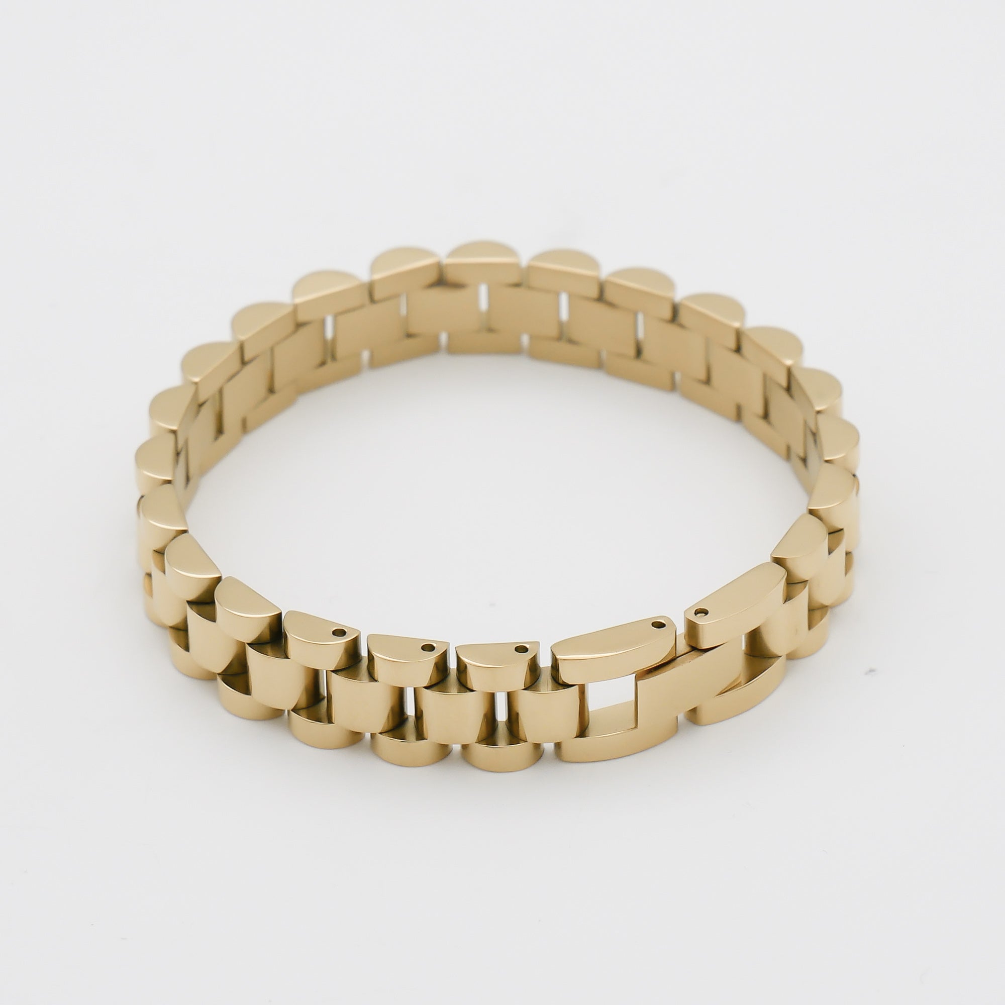 Gold Jubilee Watch Strap Bracelet By PRYA