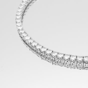 Icy tennis CZ choker in silver from prya