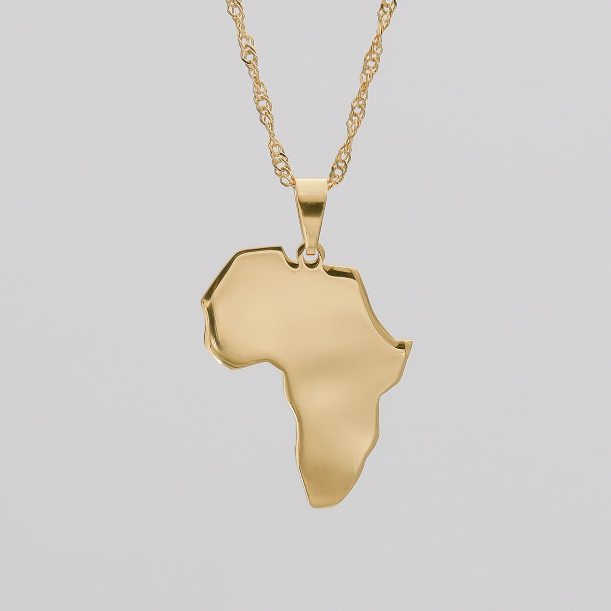 Africa Filled Necklace