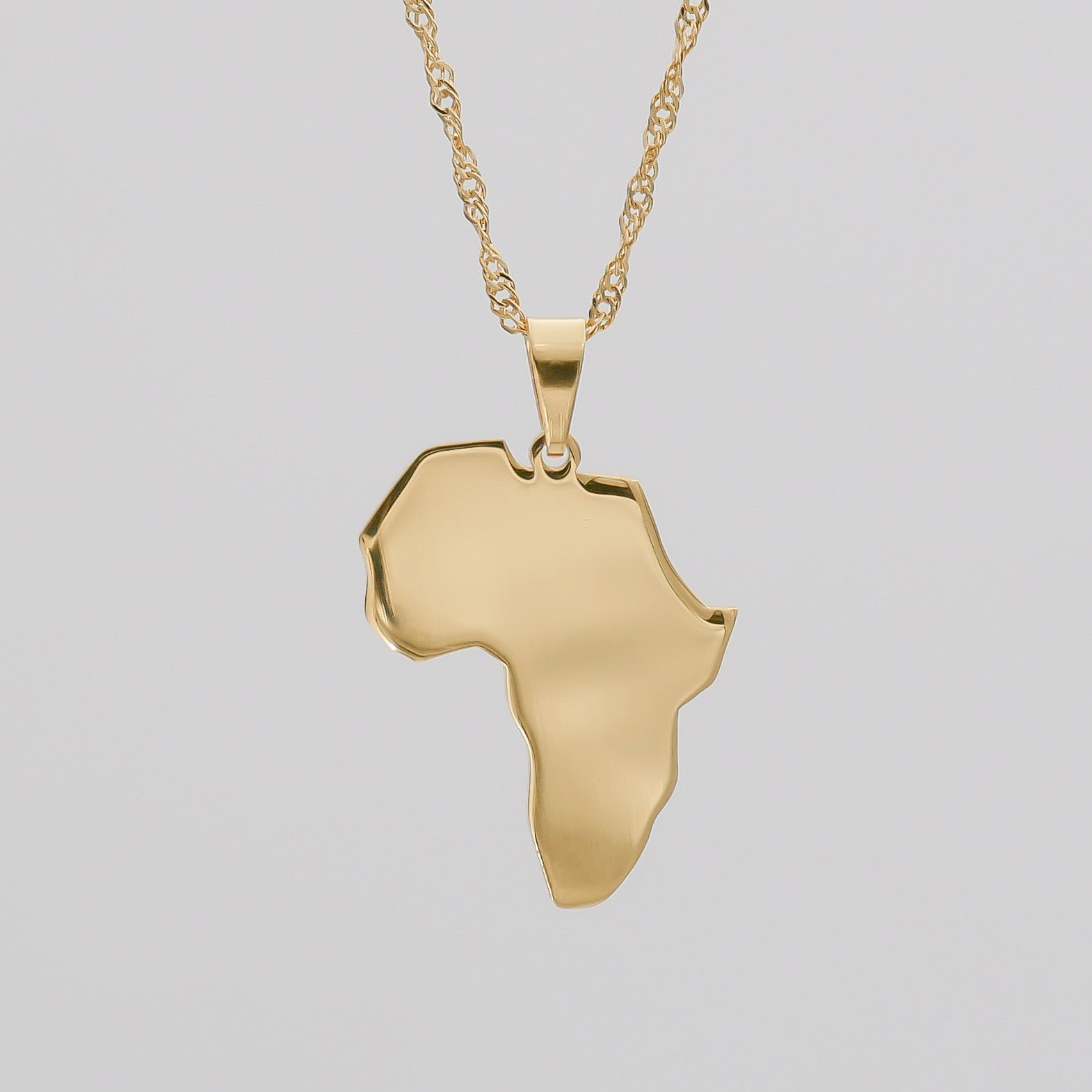 Africa Filled Necklace