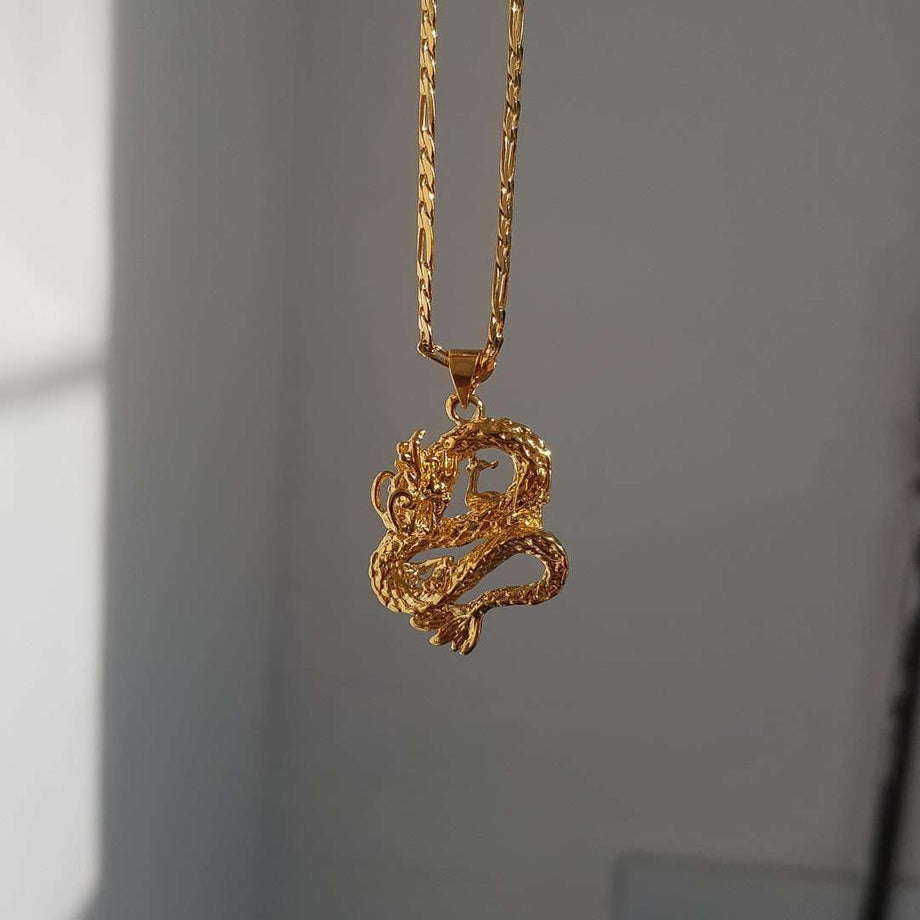 Chinese Dragon Necklace | PRYA