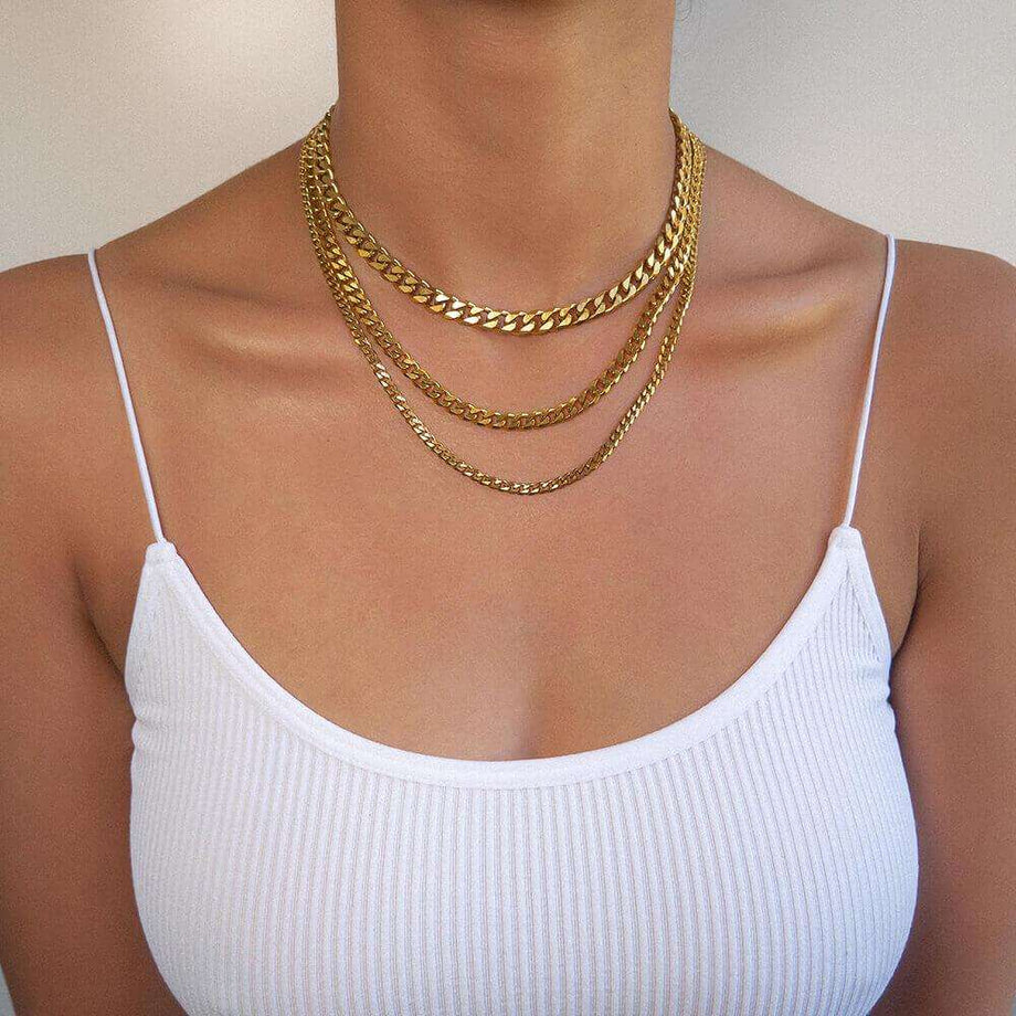 Classic Cuban Chain Gold | PRYA