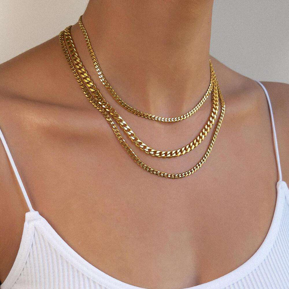 Classic Cuban Chain Gold | PRYA