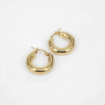 Classic Gold Filled Hoops | PRYA