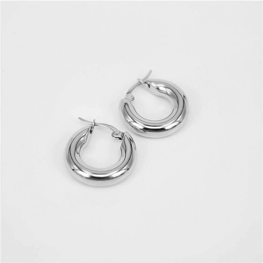 Classic Silver Filled Hoops | PRYA