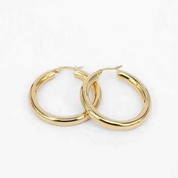 Classic Gold Filled Hoops | PRYA