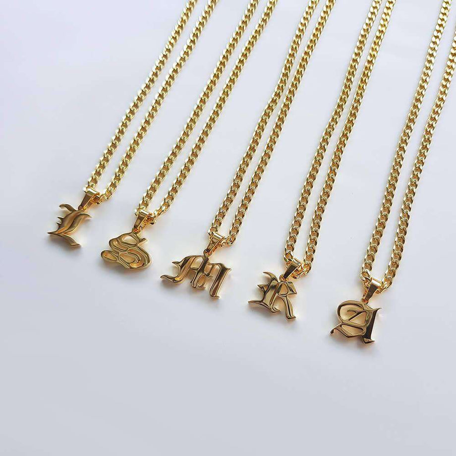 Cubana Initial Necklace | PRYA