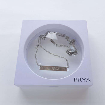 Engraved Custom Bar Necklace | PRYA