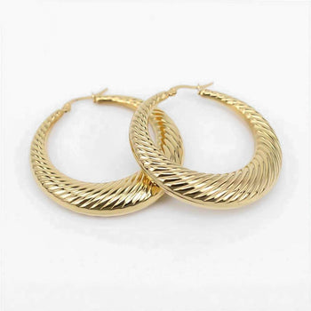 Julia Gold Filled Hoops | PRYA