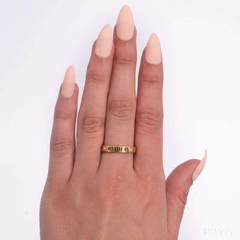 Lucia Numeral Ring | PRYA