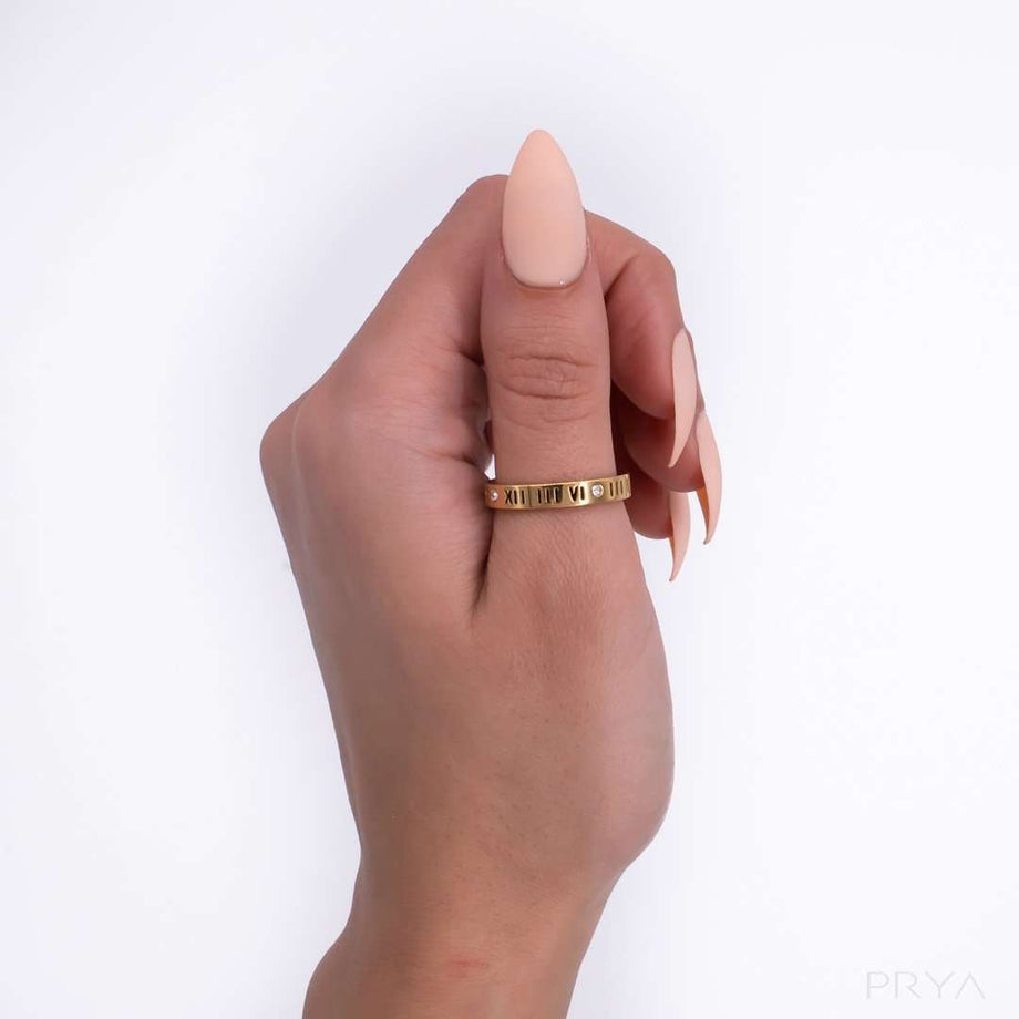 Lucia Numeral Ring | PRYA