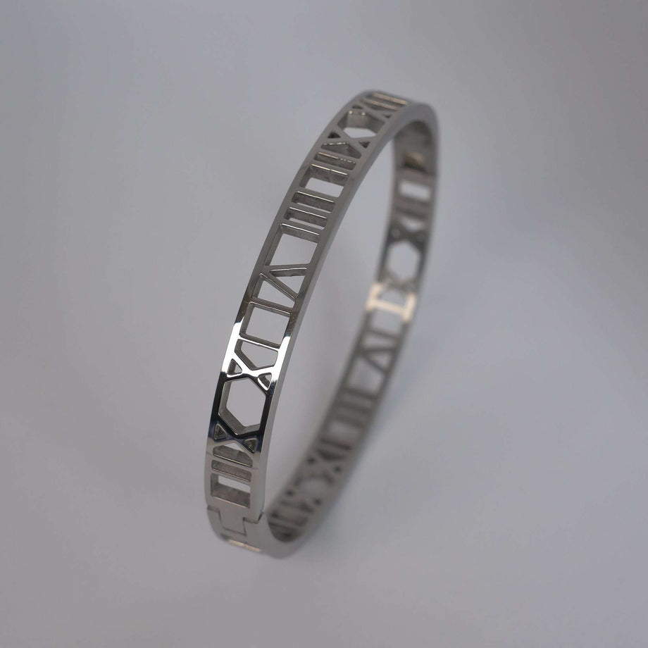 Numeral Bracelet, Silver | PRYA