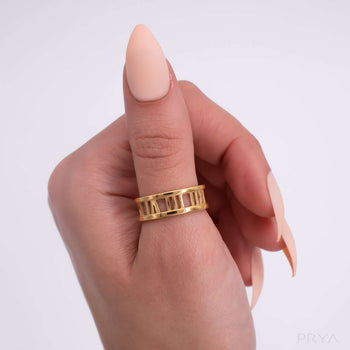 Roman Numeral Ring | PRYA