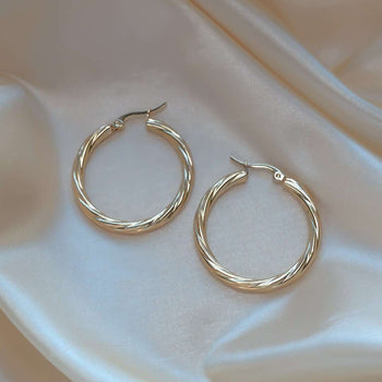 Sara Gold Hoops | PRYA