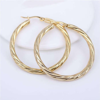 Sara Gold Hoops | PRYA