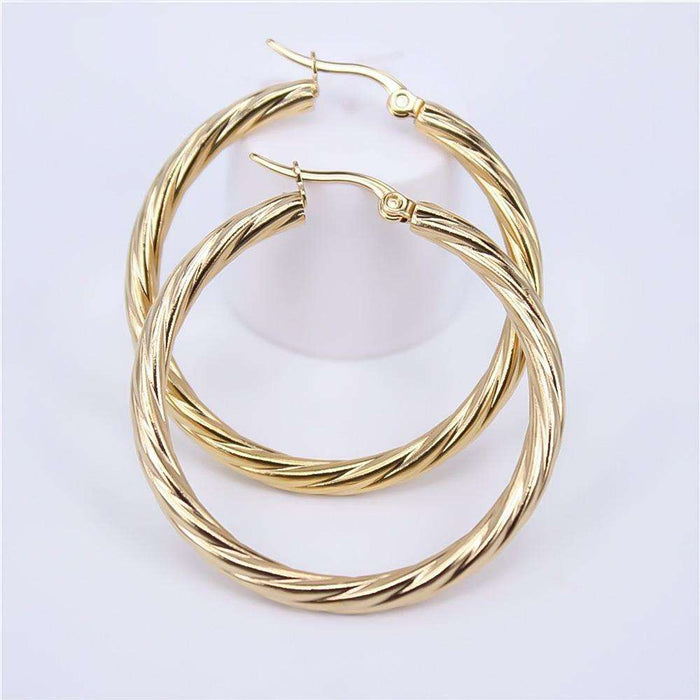 Sara Gold Hoops | PRYA