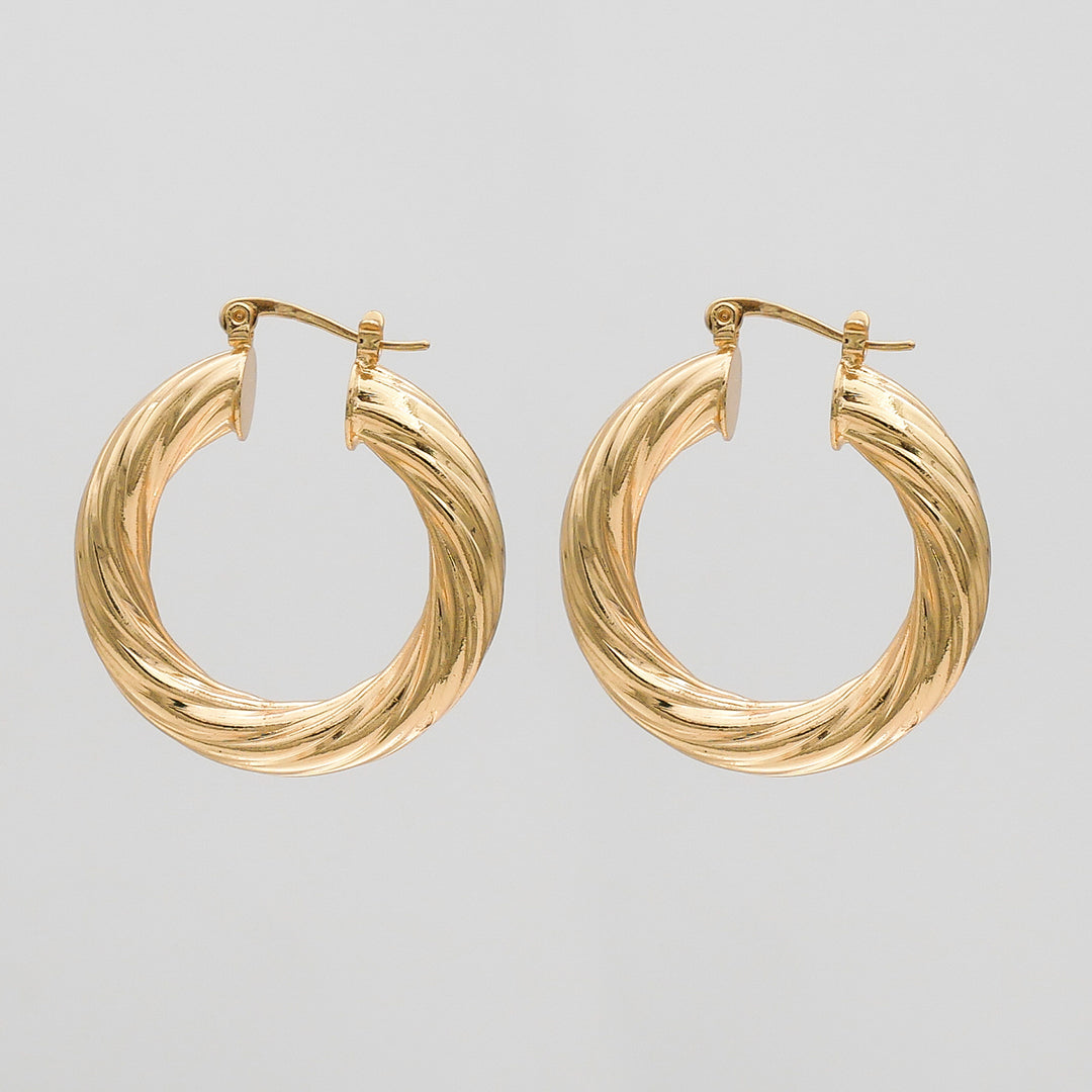 Sara Thick Hoops