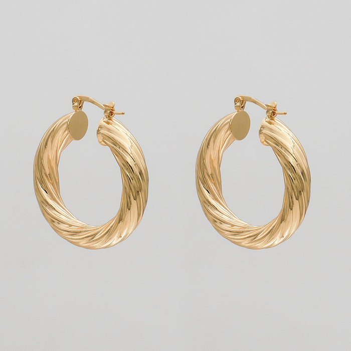 Sara Thick Hoops | PRYA